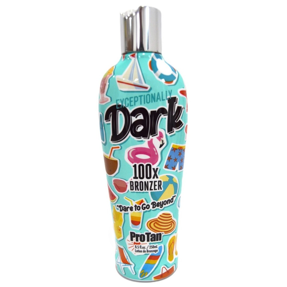 ProTan Exceptionally Dark 100x Bronzer Indoor Tanning Lotion DHA 8.5oz